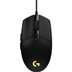 Logitech G203 LightSync Wired Gaming Mouse Black