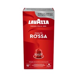 Lavazza Nespresso Compatible Coffee Capsules Qualità Rossa Box Of 10