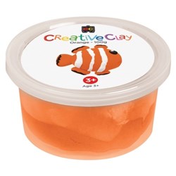Educational Colours CreativeClay 100gm Orange