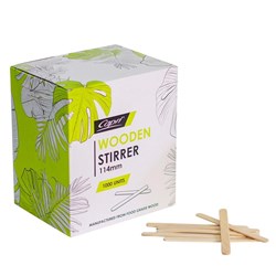 Capri Wooden Stirrer 114mm Kraft Carton Of 10000