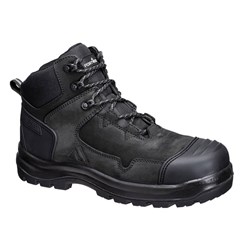 Portwest Apex Composite Mid Boot S3S Heat Slip Fuel Oil Water Resistant Size 41 Black