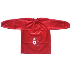 Writer Art Smock 700L x 600mmW Long Sleeve Medium Red