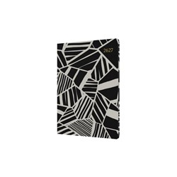 Collins Bold Mono Financial Year Diary A5 Week To View Bold1 Black