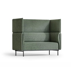Rapidline Velto Lounge Chair 2 Seater 1350W x 740D x 1250mmH Olive