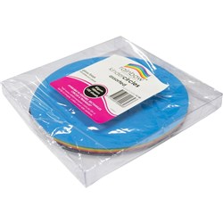 Rainbow Kinder Circles Gloss 180mm 84gsm Assorted Pack Of 100