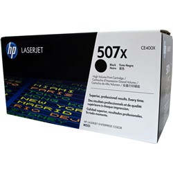 HP 507X LaserJet Toner Cartridge High Yield Black CE400X