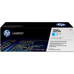 HP 305A LaserJet Toner Cartridge Cyan CE411A