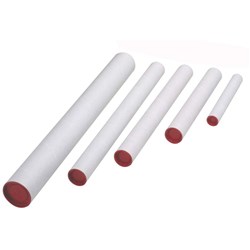 Italplast Mailing Tube 60mm x 625mm White Pack Of 4