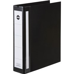 Marbig Enviro Deluxe Wide Capacity Binder A4 4D Ring 50mm Black