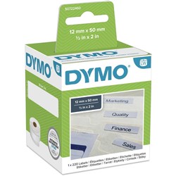 Dymo 99017 LabelWriter Labels 12x50mm Filing-Paper White Box of 220