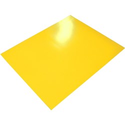 Rainbow Poster Board 510 x 640mm 400gsm Yellow Pack Of 10