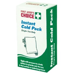 First Aider's Choice Instant Cold Pack Single Use Small