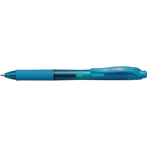 Pens - Pentel Bl107 Energel X Gel Pen Retractable Fine 0.7mm Sky Blue ...